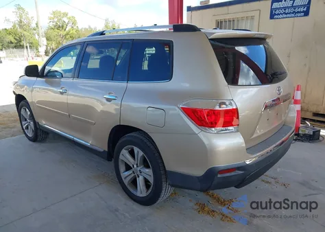 2012 Toyota Highlander Limited V6 from USA, damaged, VIN 5TDYK3EH5CS060404